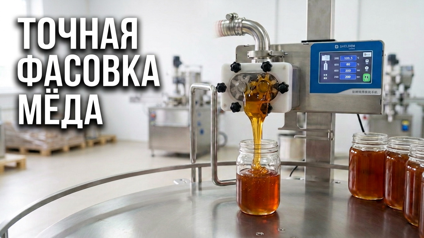 Мини-линия для дозирования мёда
